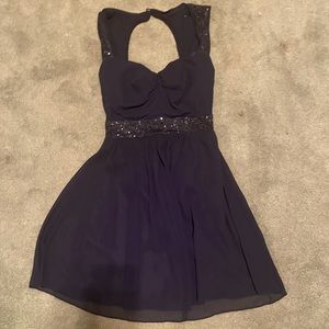 B. Darlin prom dress size 1-2. Worn once.